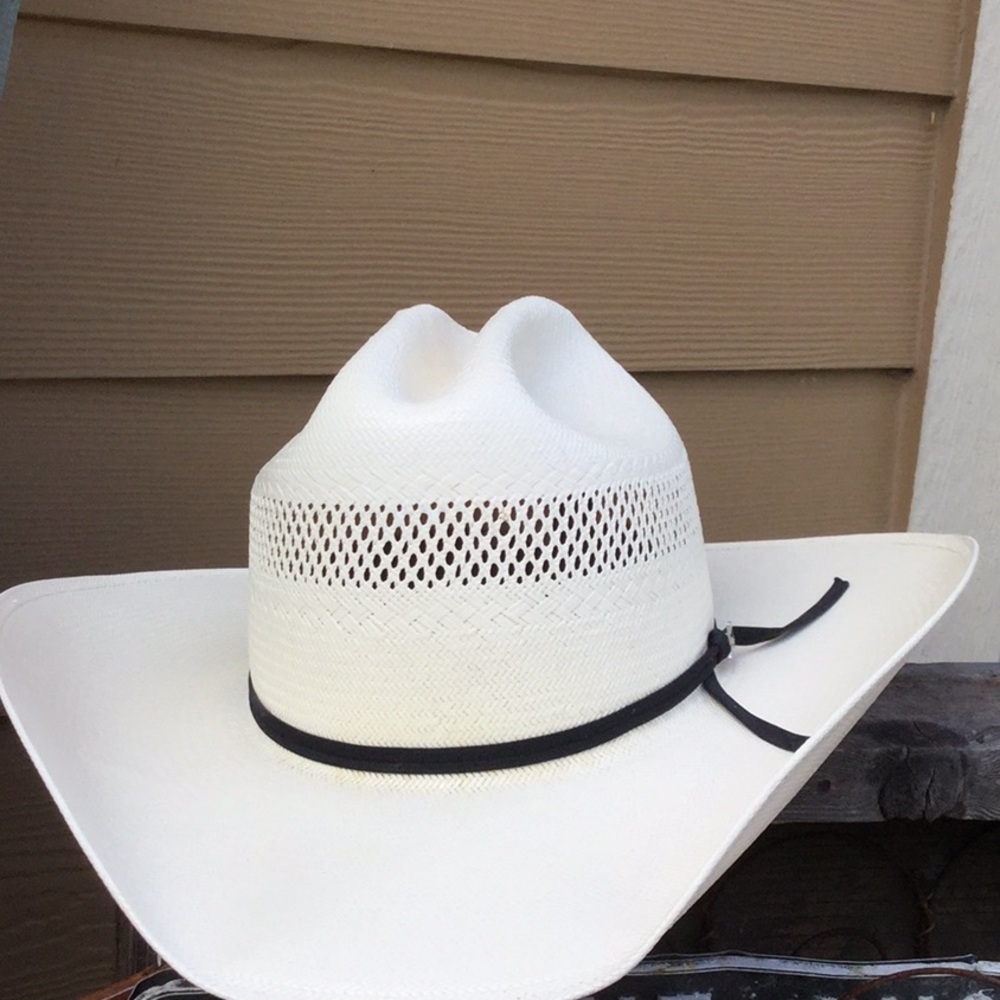 Horse show bailey straw hat shantung ranch riding reining cutting barrel cowgirl
